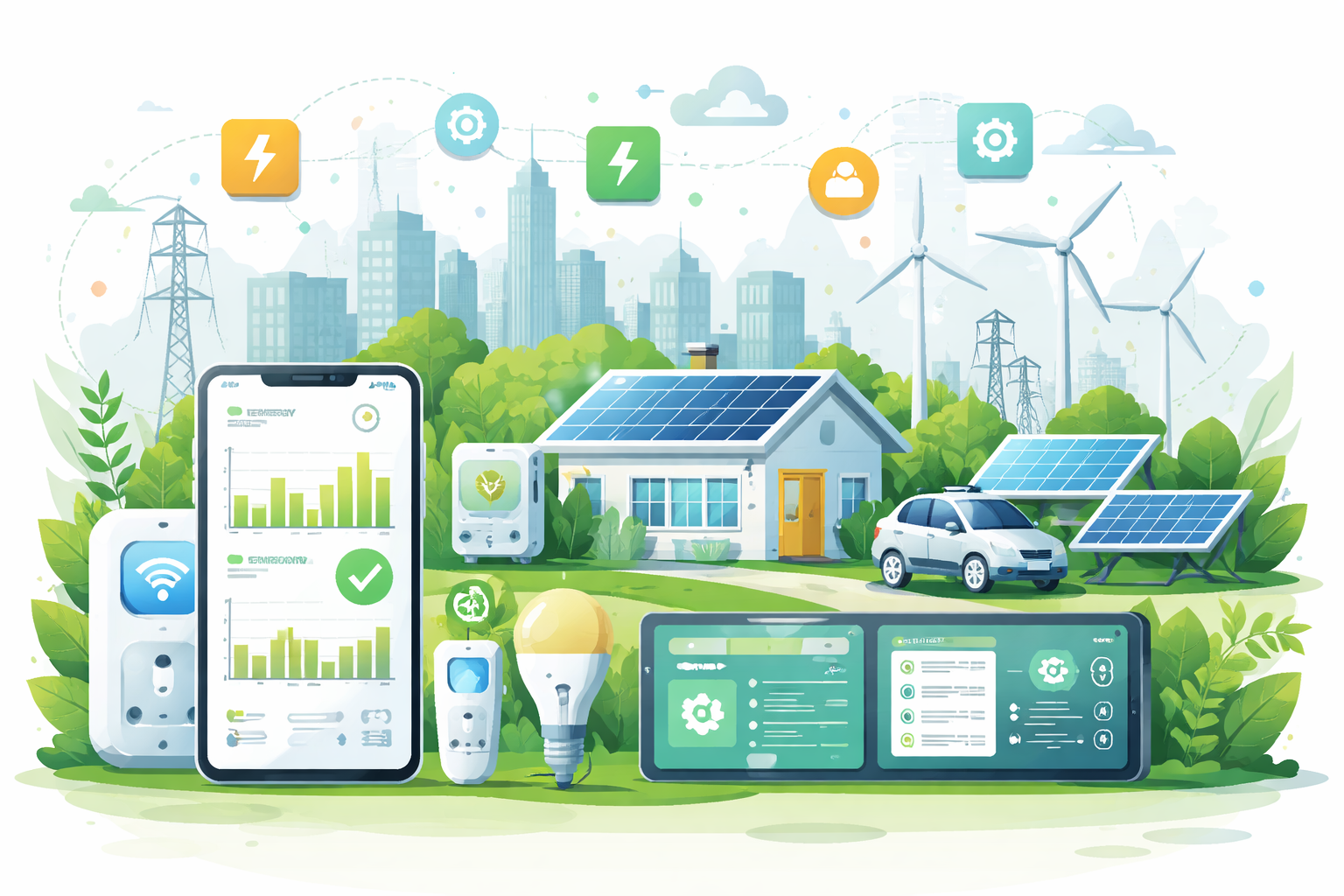 تقنيات ذكية لإدارة استهلاك الكهرباء بفعالية.